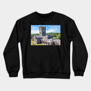 St Davids Cathedral, Wales Crewneck Sweatshirt